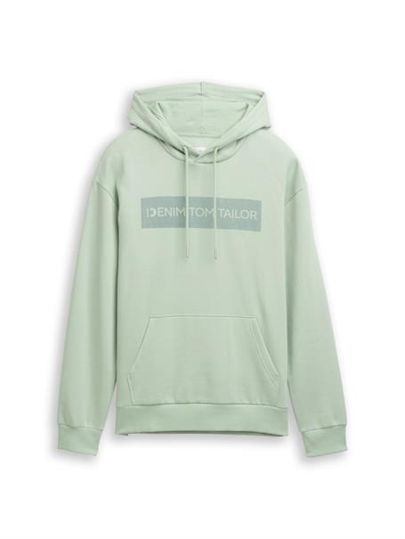 Hoodie Sweatshirt mit Print fresh mint green