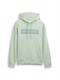Hoodie Sweatshirt mit Print fresh mint green