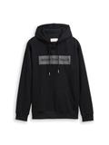 Hoodie Sweatshirt mit Print night watch black