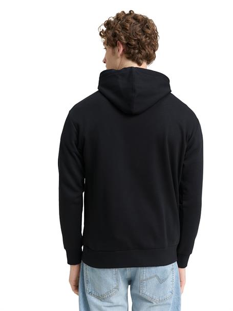Hoodie Sweatshirt mit Print night watch black