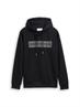 Hoodie Sweatshirt mit Print night watch black