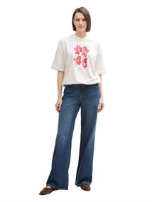 Hoodie Sweatshirt mit Print whisper white