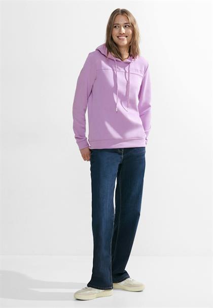 Hoodie Sweatshirt sporty lilac
