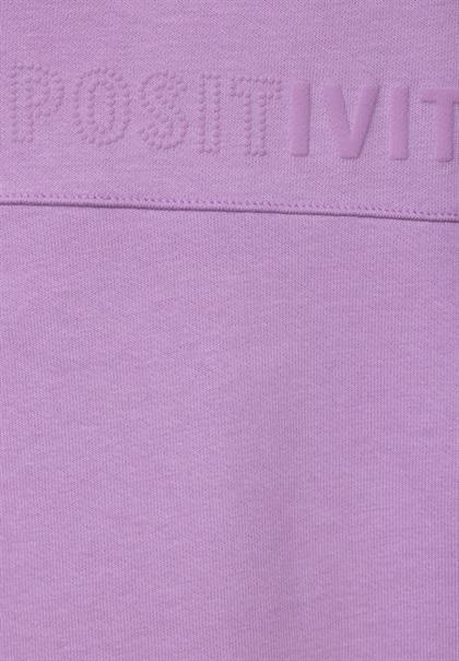 Hoodie Sweatshirt sporty lilac