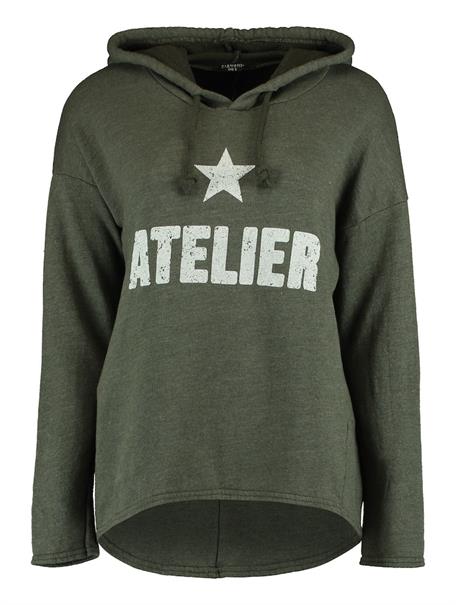 Hoodie Zo44e khaki