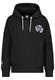 Hoody mit Back Print carbon black