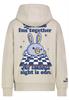 Hoody mit Back Print light sand