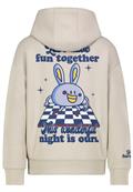Hoody mit Back Print light sand