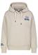 Hoody mit Back Print light sand
