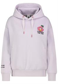 Hoody mit Back Print orchid lavender