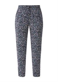 Hose aus reiner Viskose blau