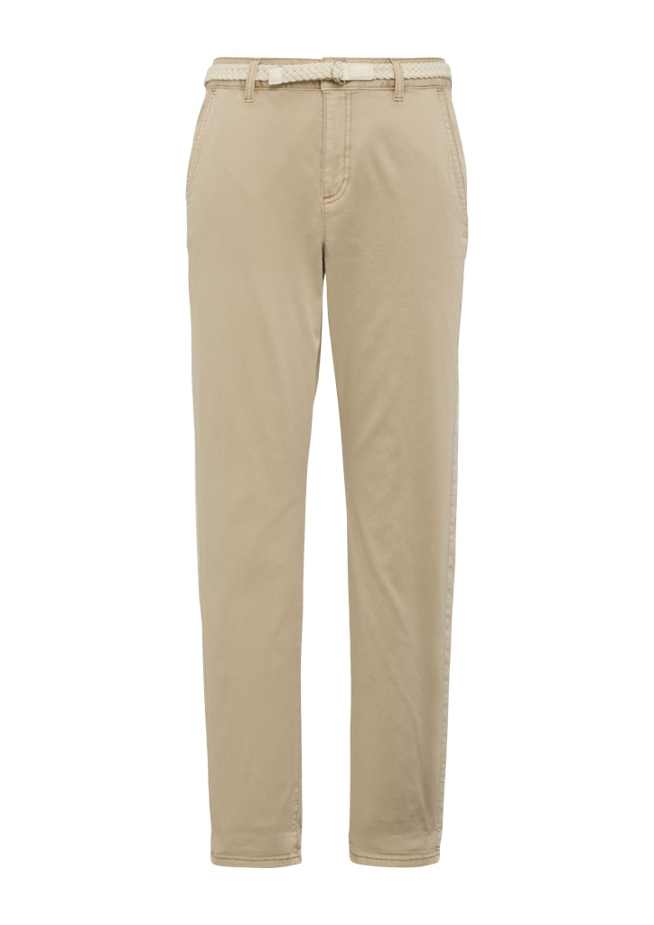 s.Oliver Stoffhose Chino mit geflochtenem Gürtel günstig online kaufen