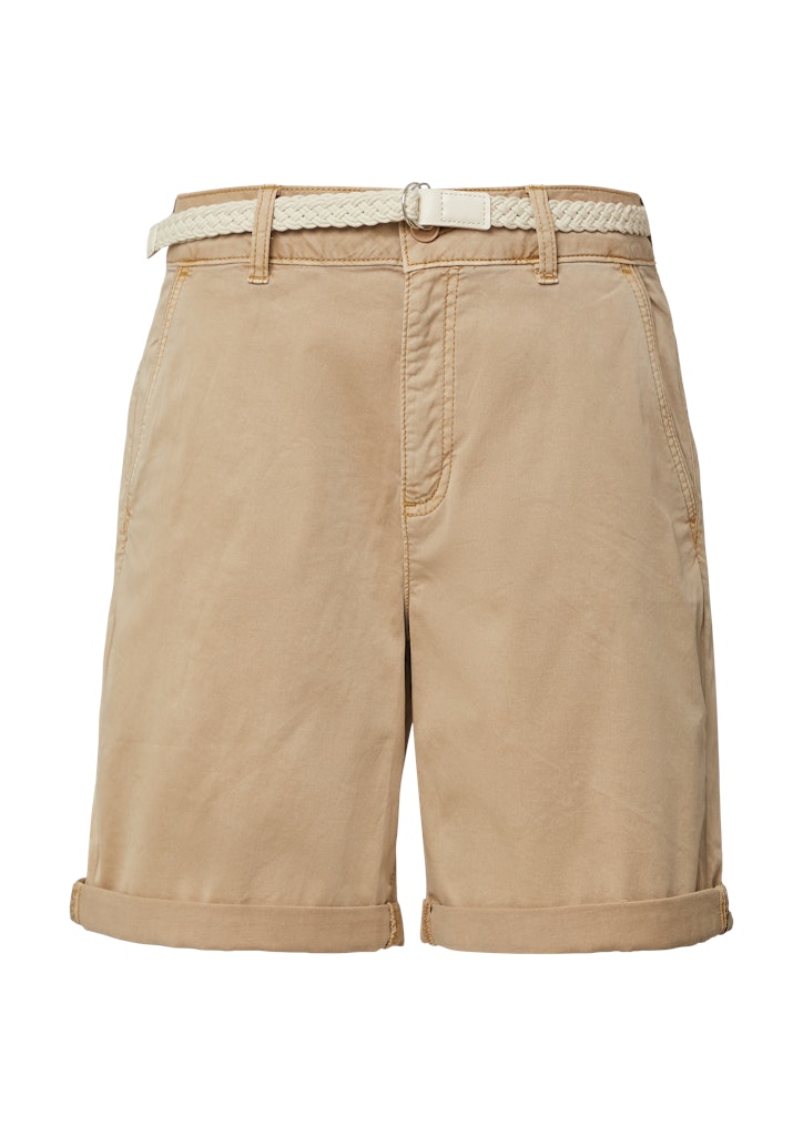 s.Oliver Chinoshorts, mit geflochtenem Gürtel günstig online kaufen