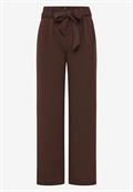 Hose Hose mit Stoffgürtel chicory coffee