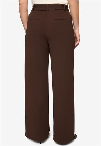 Hose Hose mit Stoffgürtel chicory coffee