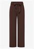 Hose Hose mit Stoffgürtel chicory coffee