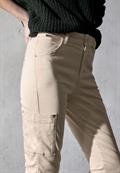 Hose im Cargo-Look cream beige