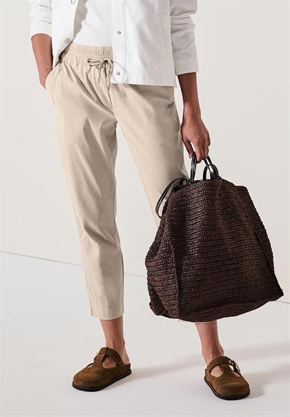 Hose im Casual Fit boulder beige