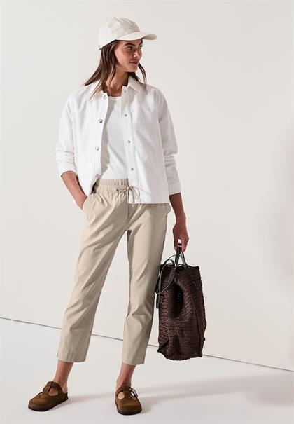 Hose im Casual Fit boulder beige