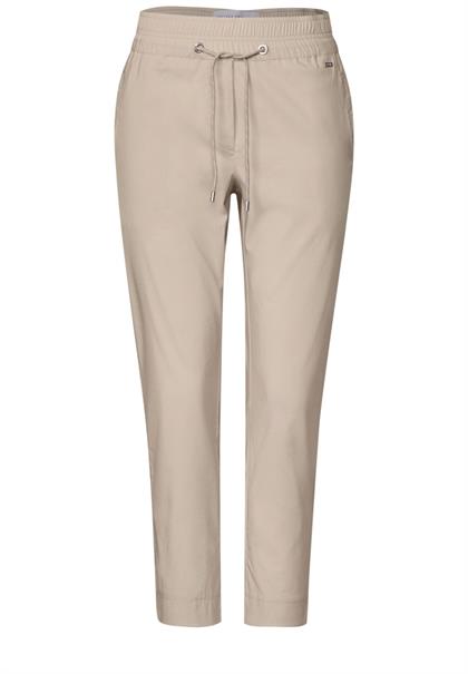 Hose im Casual Fit boulder beige