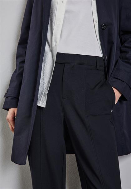 Hose im Casual Fit deep tint blue