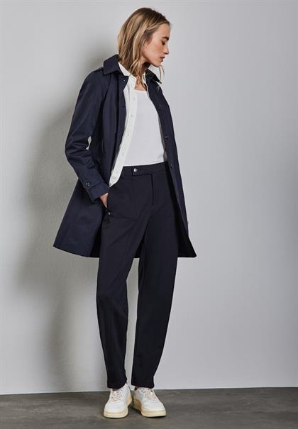 Hose im Casual Fit deep tint blue