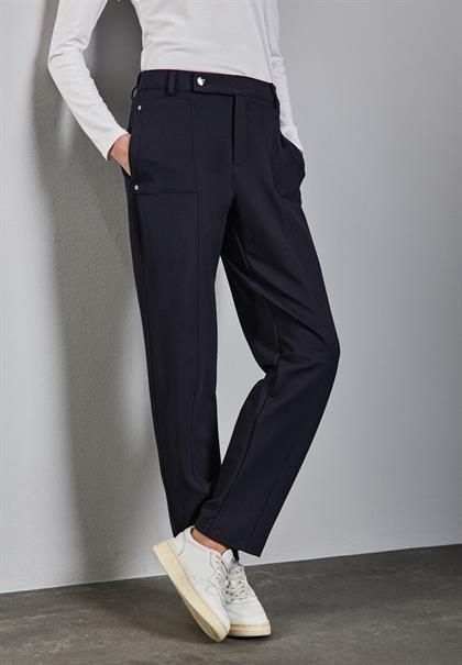 Hose im Casual Fit deep tint blue