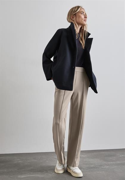 Hose im Casual Fit driftwood beige