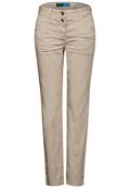 Hose im Casual Fit light hazel beige