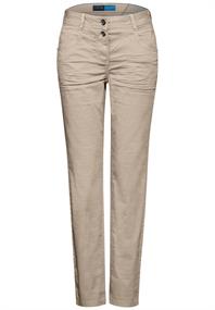 Hose im Casual Fit light hazel beige