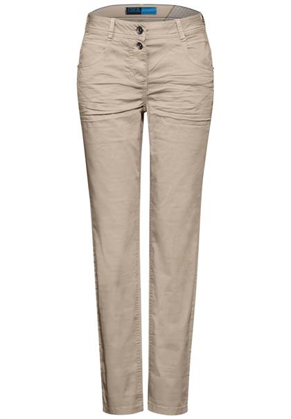 Hose im Casual Fit light hazel beige