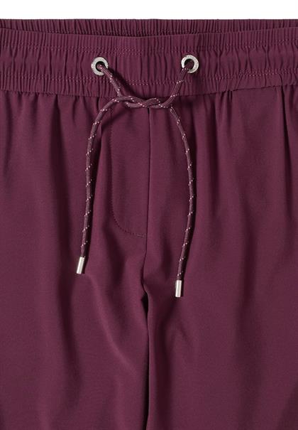 Hose im Casual Fit mulberry red