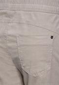Hose im Casual Fit stone beige
