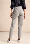 Hose im Casual Fit stone beige
