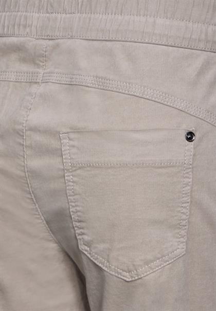 Hose im Casual Fit stone beige