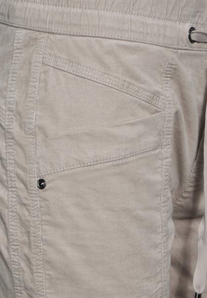 Hose im Casual Fit stone beige