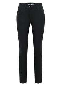 Hose im Leder-Look black