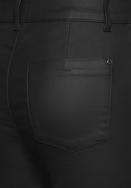 Hose im Leder-Look black