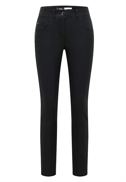 Hose im Leder-Look black