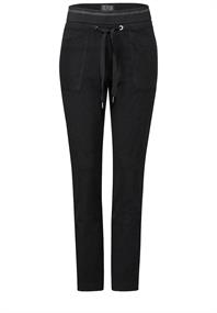 Hose im Loose Fit whale tail grey melange