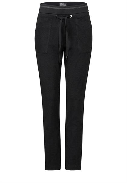Hose im Loose Fit whale tail grey melange