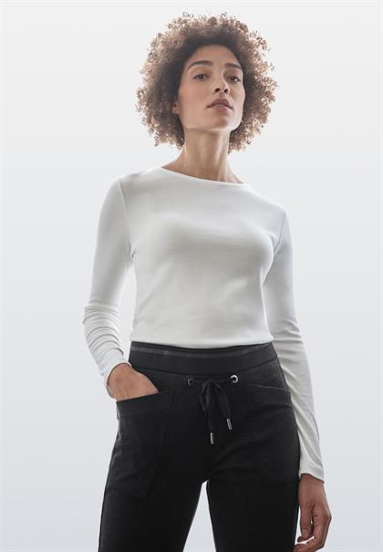 Hose im Loose Fit whale tail grey melange