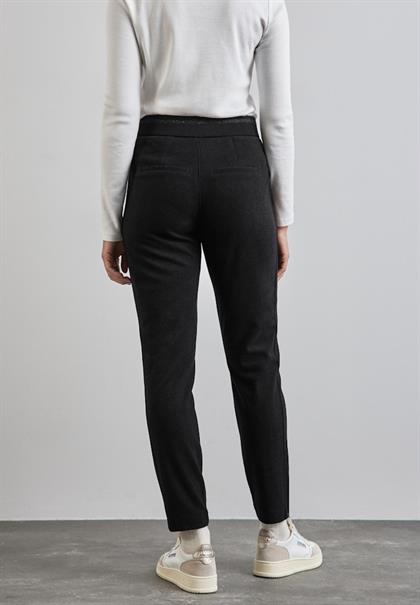 Hose im Loose Fit whale tail grey melange