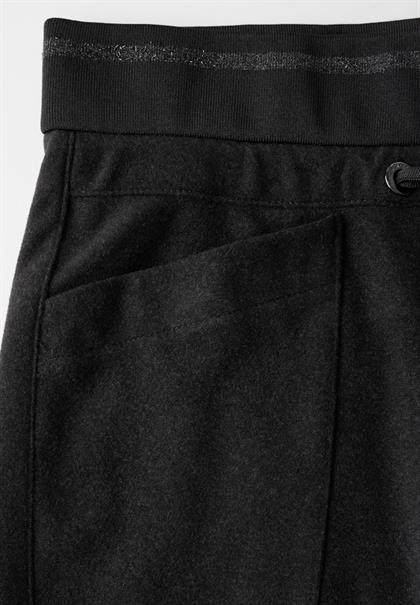 Hose im Loose Fit whale tail grey melange