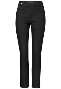 Hose im Slim Fit black