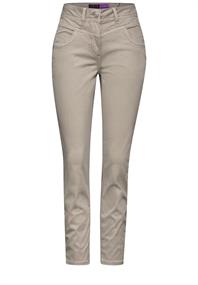 Hose im Slim Fit cozy greige
