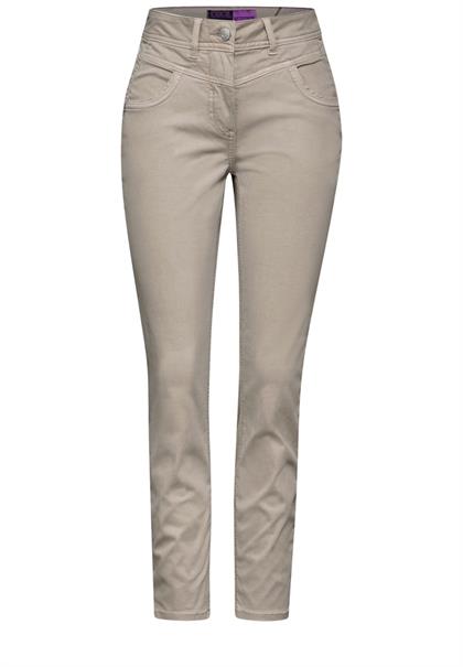 Hose im Slim Fit cozy greige
