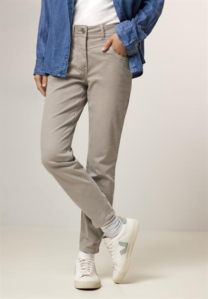 Hose im Slim Fit cozy greige