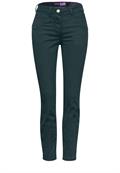 Hose im Slim Fit fir green