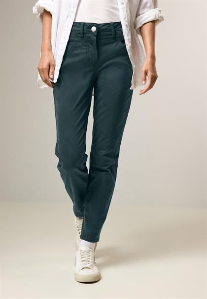 Hose im Slim Fit fir green